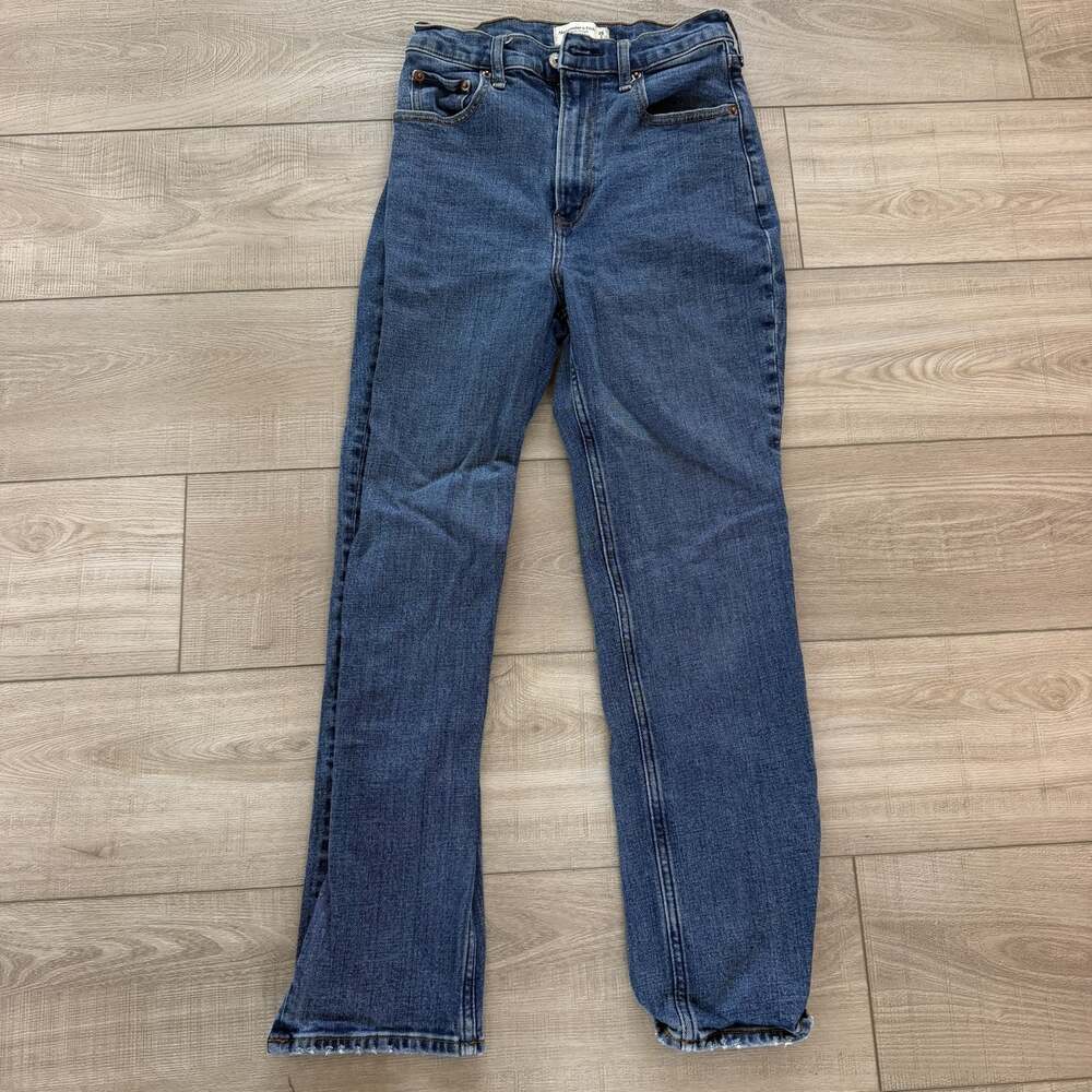 Abercrombie & Fitch Ankle Straight Ultra High